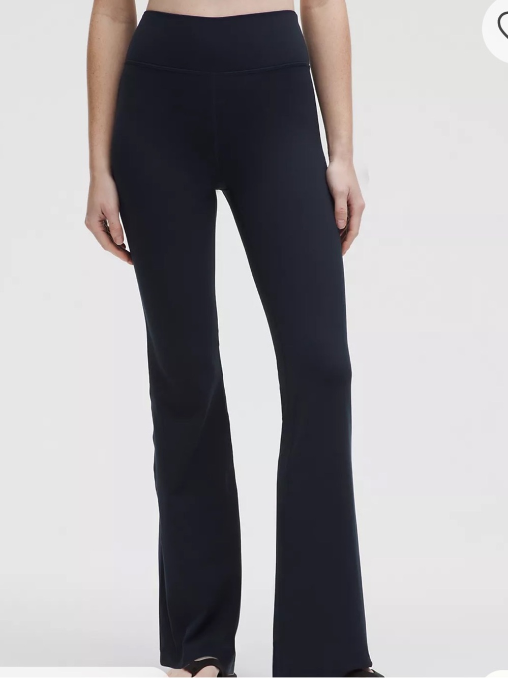 lululemon athletica Black Flare Yoga Pants